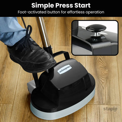 Kartrite Hauskeeper Gen2 5-in-1 Black Electric Floor Polisher Hard Waxer Buffer Scrubber Cleaner 240v With Twin