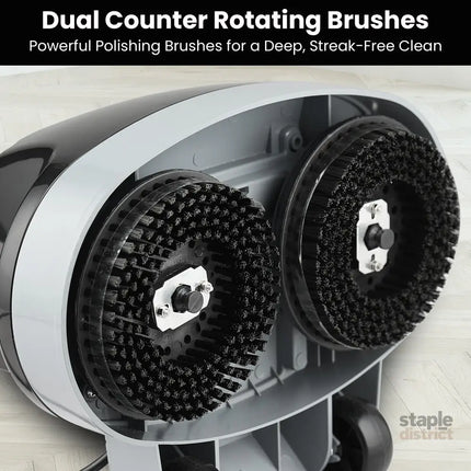 Kartrite Hauskeeper Gen2 5-in-1 Black Electric Floor Polisher Hard Waxer Buffer Scrubber Cleaner 240v With Twin