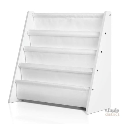 Keezi 4 Tiers Kids Bookshelf Magazine Shelf Children Bookcase Rack Organiser - Baby & Kids > Kid’s Furniture > Kid’s