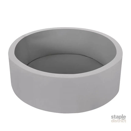 Keezi Kids Ball Pit 90x30cm Ocean Foam Play Pool Barrier Toys Children Grey - Baby & Kids > Gates & Playpens > Ball