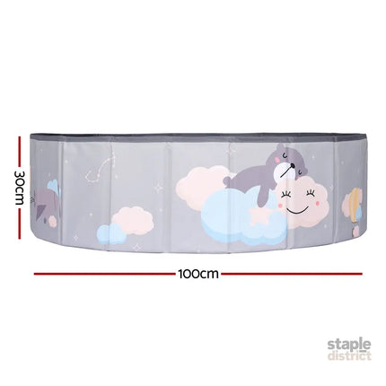 Keezi Kids Ball Pool Pit Toddler Ocean Play Foldable Child Playhouse Storage Bag - Baby & Kids > Kid’s Furniture > Toy