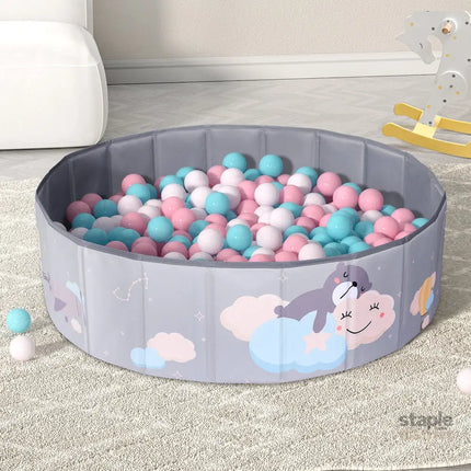 Keezi Kids Ball Pool Pit Toddler Ocean Play Foldable Child Playhouse Storage Bag - Baby & Kids > Kid’s Furniture > Toy