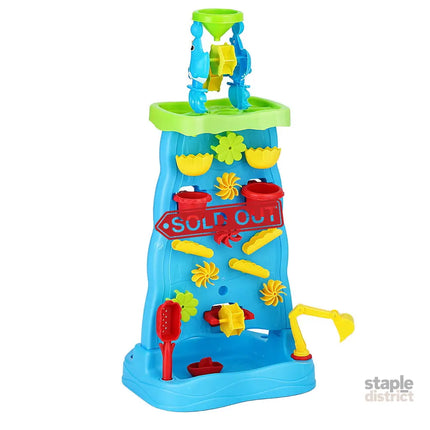 Keezi Kids Sand and Water Table Waterfall Wall Sandpit Toys Beach Shovel - Baby & Kids > Baby & Kid’s Toys > Outdoor