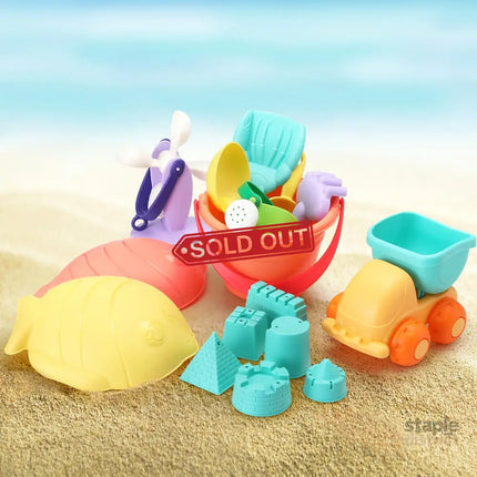 Keezi Kids Water Table Tool Kit Sand Truck Windmill Bucket Shovel Sandpit Toys - Baby & Kids > Baby & Kid’s Toys >