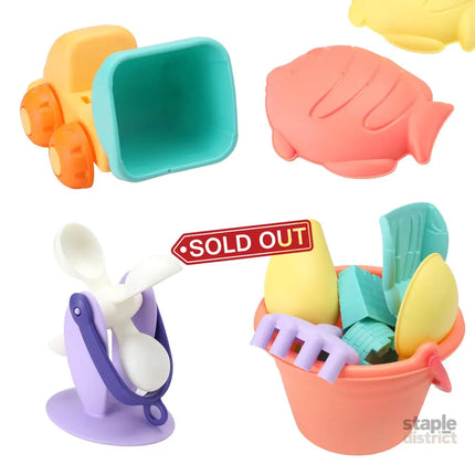 Keezi Kids Water Table Tool Kit Sand Truck Windmill Bucket Shovel Sandpit Toys - Baby & Kids > Baby & Kid’s Toys >