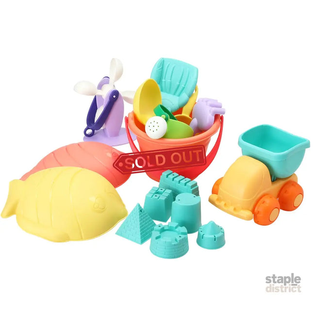 Keezi Kids Water Table Tool Kit Sand Truck Windmill Bucket Shovel Sandpit Toys - Baby & Kids > Baby & Kid’s Toys >