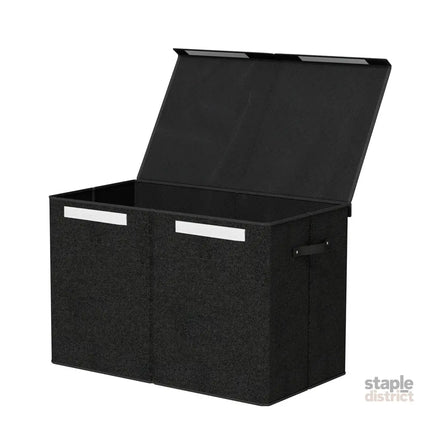 Keezi Large Toy Box Chest Storage with Flip-Top Lid Foldable Organizer Bins - Baby & Kids > Kid’s Furniture > Toy Boxes