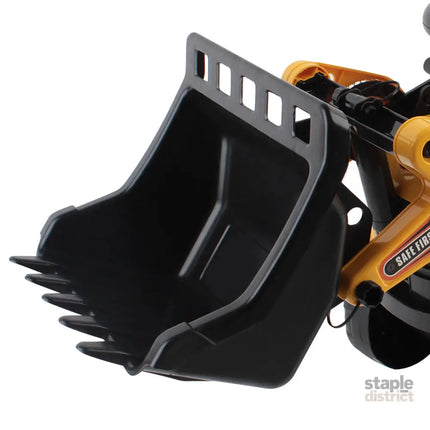 Keezi Ride On Car Toys Kids Excavator Bulldozer Sandpit Digger Car Pretend Play - Baby & Kids > Ride On Cars Go-karts &