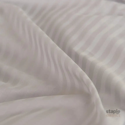 KENSINGTON 1200TC COTTON SHEET SET IN STRIPE- DOUBLE - SILVER (GREY)-1951134851369406470