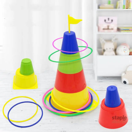 Kids Outdoor Sport Toys Funny Ring Toss Game Home Educational Toys - Baby & Kids > Baby & Kid’s Toys > Outdoor Play