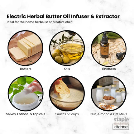 Kitchee Electric Butter Oil Herbal Infuser & Extractor + Decarboxylator Machine - Appliances > Kitchen Appliances >