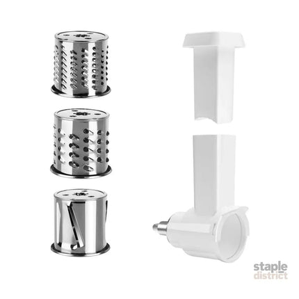 Kitchee Slicer Shredder Grater 3 Attachments - Compatible with KitchenAid Mixer - Appliances > Kitchen Appliances >