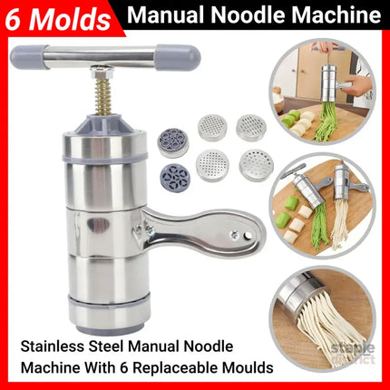 Kitchen Manual Noodle Press Noodle Machine Household Pasta Maker Dough Roller - Appliances > Kitchen Appliances >