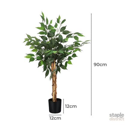 Lambu 90CM Artificial Tree Fake Plants Home Decor-2006732893006729218