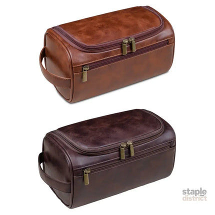 Large Capacity Waterproof Travel Toiletry Bag Cosmetic Organizer Multifunctional - Brown - Health & Beauty > Cosmetic