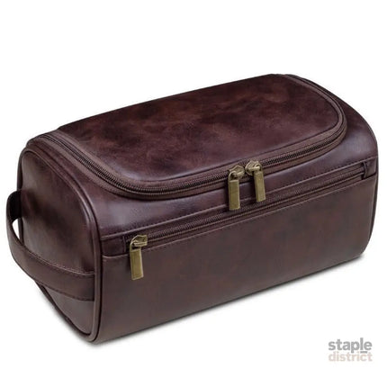 Large Capacity Waterproof Travel Toiletry Bag Cosmetic Organizer Multifunctional - Brown - Health & Beauty > Cosmetic