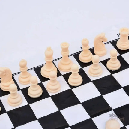 Large PVC Chess Set – Durable Lightweight & Perfect for Indoor/Outdoor Play - Baby & Kids > Baby & Kid’s Toys > Outdoor