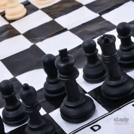 Large PVC Chess Set – Durable Lightweight & Perfect for Indoor/Outdoor Play - Baby & Kids > Baby & Kid’s Toys > Outdoor