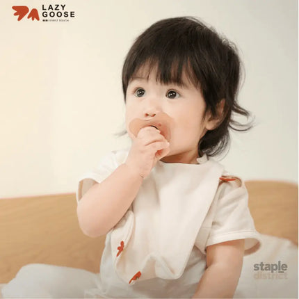 Lazy Goose Baby Cotton Bib-2006733440417927172