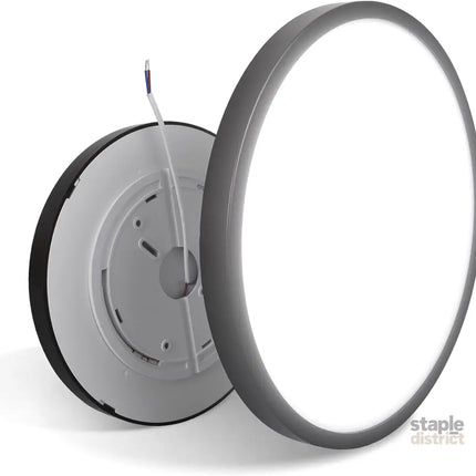 LED Ceiling Light Fixture Natural Light 24W 4500K,Black - Home & Garden > Lighting > Ceiling Lights