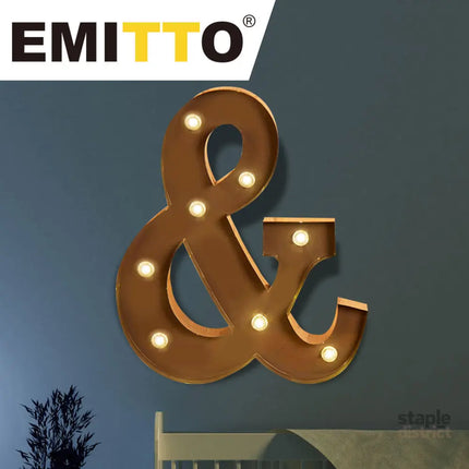 LED Metal Letter Lights Free Standing-2006733353281261574