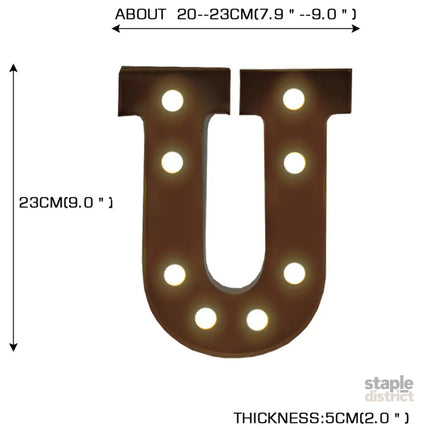LED Metal Letter Lights Free Standing-2006733353801355266
