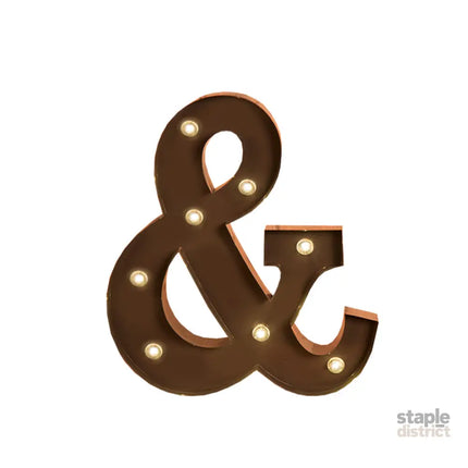 LED Metal Letter Lights Free Standing-2006733353281261569