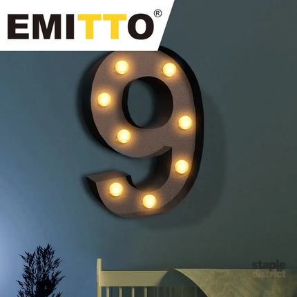 LED Metal Number Lights Free Standing-2006733427742740486