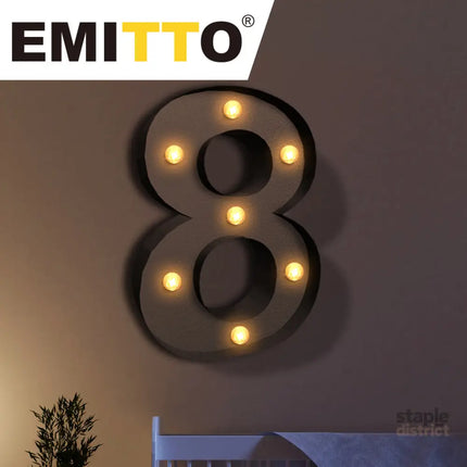 LED Metal Number Lights Free Standing-2006733354837348359