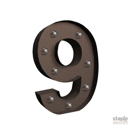 LED Metal Number Lights Free Standing-2006733427742740481
