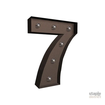LED Metal Number Lights Free Standing-2006733427558191104