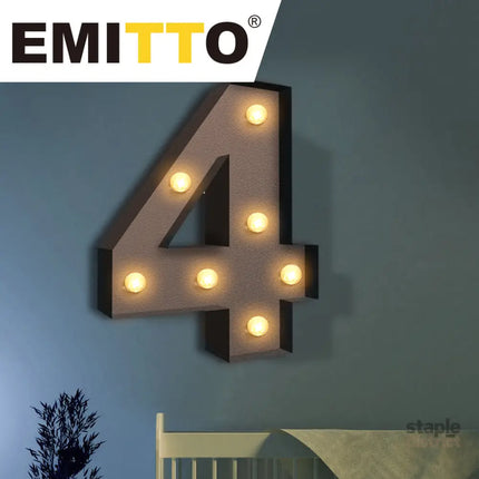 LED Metal Number Lights Free Standing-2006733354338226182