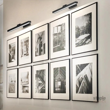 Picture Light Battery Operated 16in Wireless Art Light for Paintings Color Temperature Adjustable Dimmable Battery
