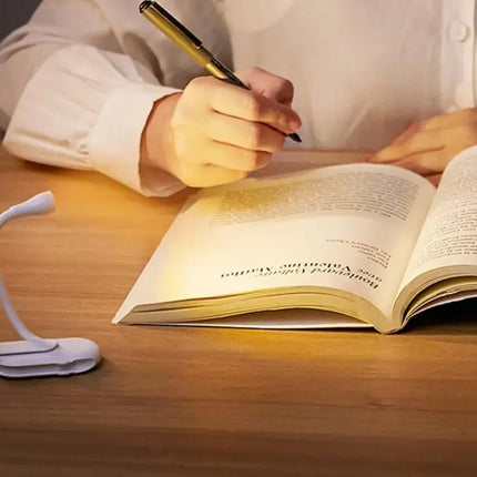 LED Rechargeable Reading Light Mini Clip Book Light - Home & Garden > Lighting > Night Lights & Ambient Lighting