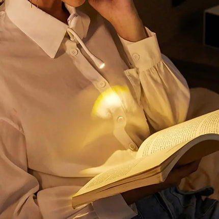 LED Rechargeable Reading Light Mini Clip Book Light - Home & Garden > Lighting > Night Lights & Ambient Lighting