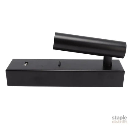 LED Wall Reading Light Simple Stylish Wall Mounted Light with Switch USB Port for Indoor Bedroom 100‑240V - Home &