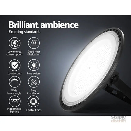 Leier High Bay Light LED 150W Industrial Lamp Workshop Warehouse Factory Lights - Home & Garden > Lighting > Ceiling