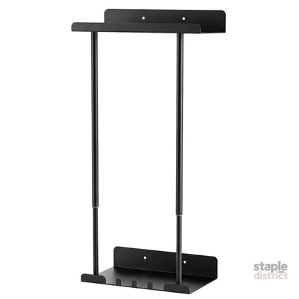 Levede Adjustable Towel Rack 3 Hooks Bathroom Towel Storage Holder Wall Mounted-2050059022261948424