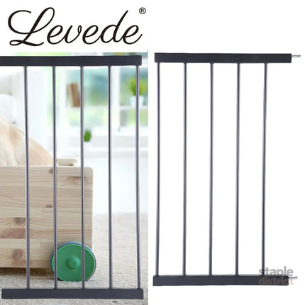 Levede Baby Safety Gate Adjustable Pet Black 45cm Extension-2018816650404564999