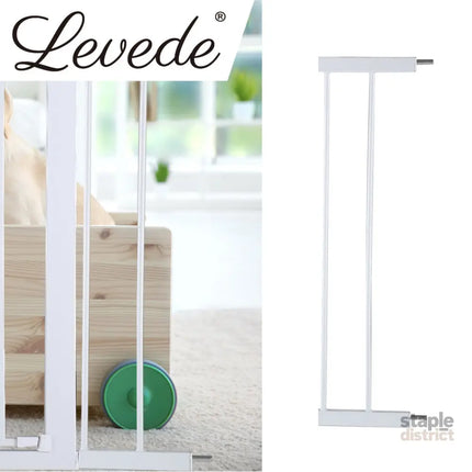 Levede Baby Safety Gate Adjustable Pet White 10cm Extension-2029387279331627015