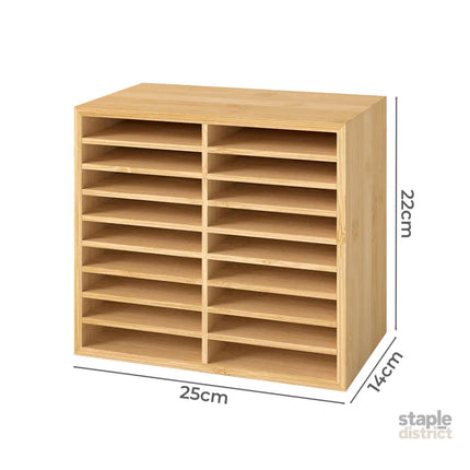 Levede Bamboo Marker Organizer Large Capacity Holder-2029387216006025218