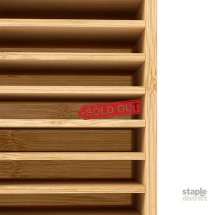 Levede Bamboo Marker Organizer Large Capacity Holder-2029387216006025220