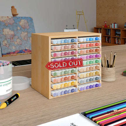 Levede Bamboo Marker Organizer Large Capacity Holder-2029387216006025222