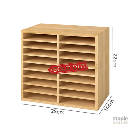 Levede Bamboo Marker Organizer Large Capacity Holder-2029387216006025218