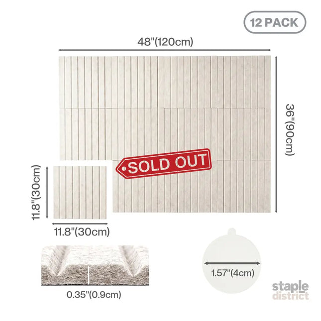 Levede Cork Boards Alternative 12Pcs 30cmx30cm Felt Bulletin Board Tiles Coustic-2050059005925134338