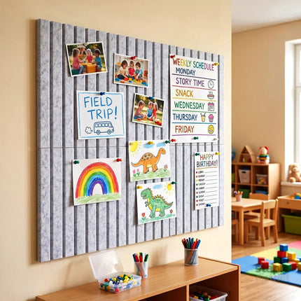 Levede Cork Boards Alternative Photo Display Board 12 Pcs 30cmx30cm Coustic-2050059006285844487