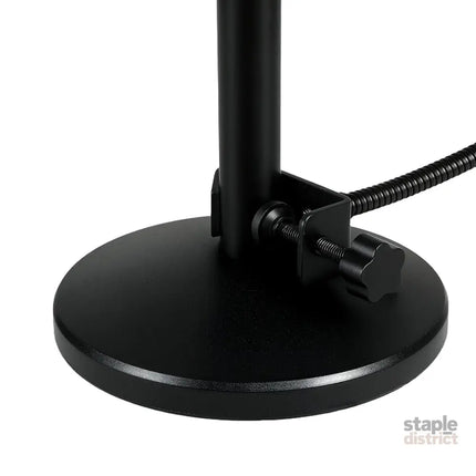 Levede Desktop Microphone Stand Adjustable Pop Filter Shock Mount Base Kit Black-2050056791613640709