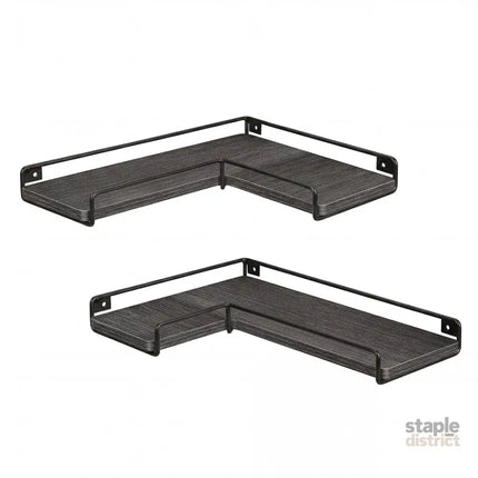 Levede Floating Shelves 2Pcs DIY Corner Wall Shelf Storage Display Rack Bedroom-2050059024489123841