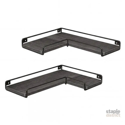 Levede Floating Shelves 2Pcs DIY Corner Wall Shelf Storage Display Rack Bedroom-2050059024489123840