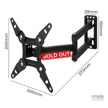 Levede Full Motion Swivel Tilt TV Wall Mount Bracket-2006732768477843458